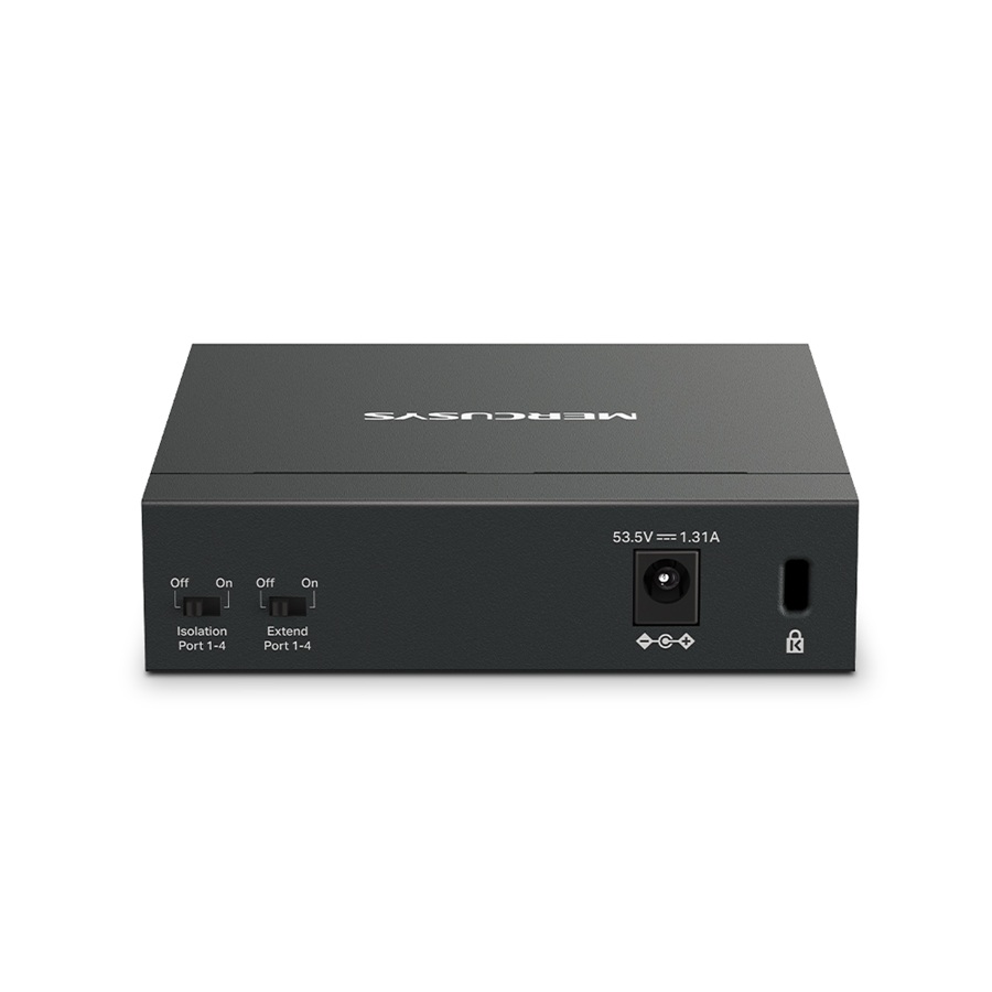Mercusys Switch 5port Gigabit MS105GP w/4port POE+