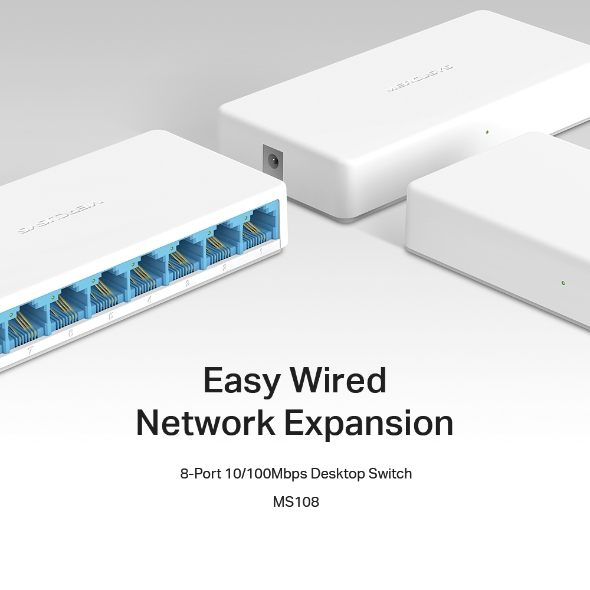 Mercusys Switch 8port 10/100 Mbps MS108