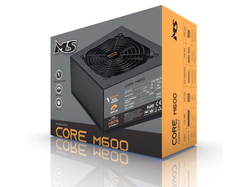PSU 600W MS CORE M600 Black