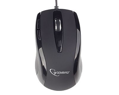 Mouse MUS-GU-01 Laser 2400DPI USB Black