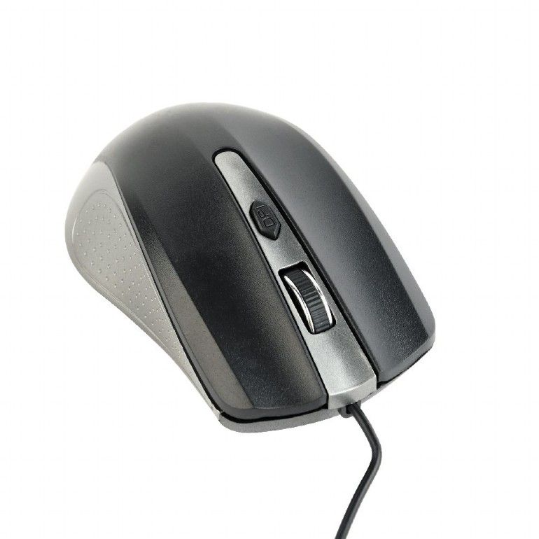 Mouse Gembird MUS-4B-01 Optical Grey/Black 1200DPI USB