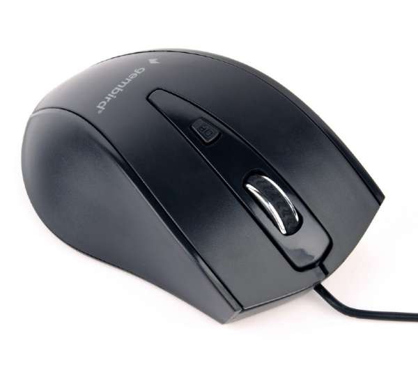 Mouse Gembird MUS-4B-02 Optical Black 1200DPI USB
