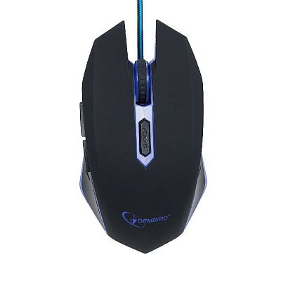 Mouse Gembird MUSG-001-B Gaming Optical Blue 2400DPI USB