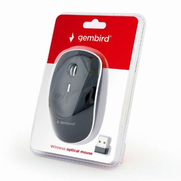 Mouse Gembird Wireless MUSW-4B-01 Optical 1600DPI Black