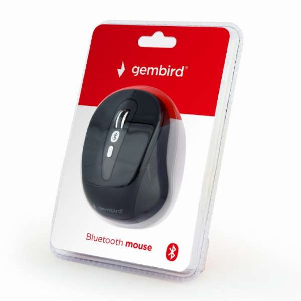 Mouse Gembird Wireless MUSWB-6B Bluetooth 1600DPI Black