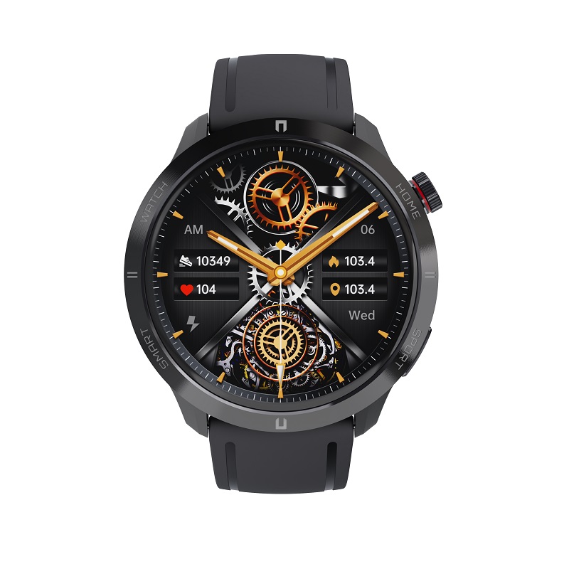 North Edge Healthcare Watch MW08 Black with Heart Rate, Blood Oxygen, Bluetooth Call
