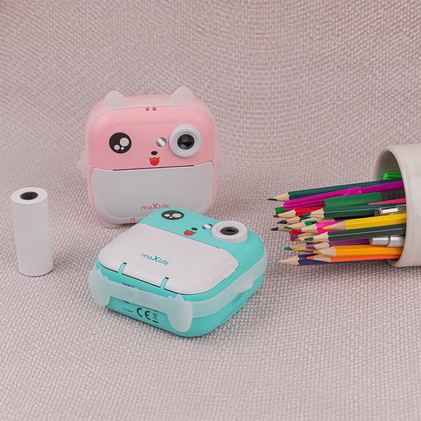 Camera Maxlife Kids MXPC-100 with Thermal printer Blue