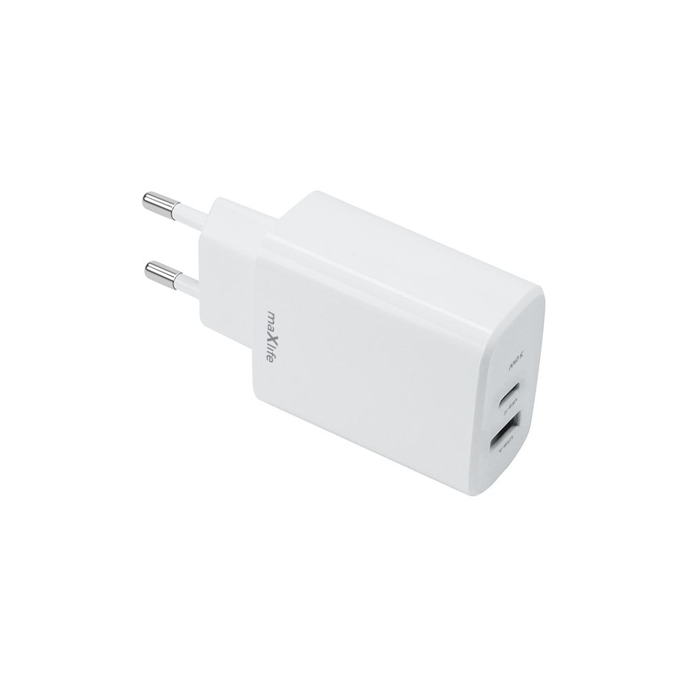 USB Universal Power Charger Maxlife 30W Type-C White
