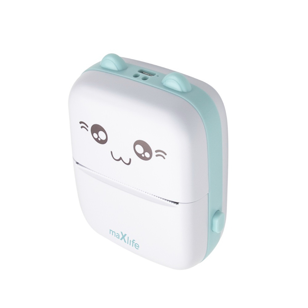 Thermal Printer Maxlife MXTP-100 Bluetooth Blue