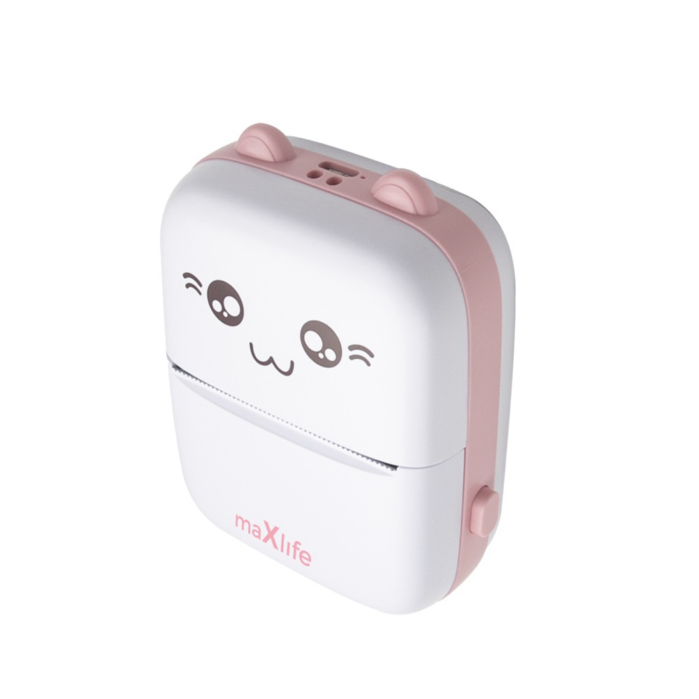 Thermal Printer Maxlife MXTP-100 Bluetooth Pink