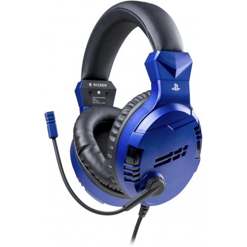 Headphones Nacon V3 Gaming for PS4 - Wired Blue w/Mic
