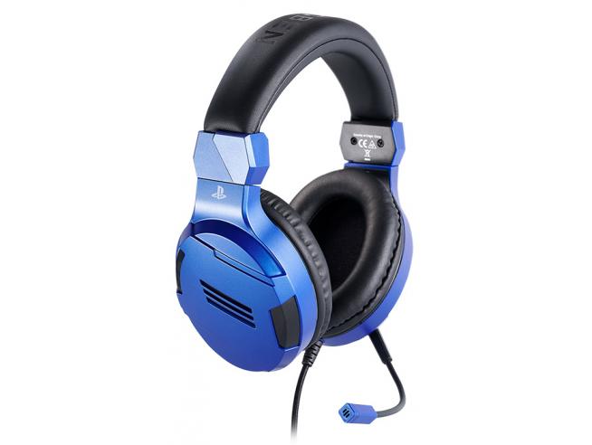 Headphones Nacon V3 Gaming for PS4 - Wired Blue w/Mic