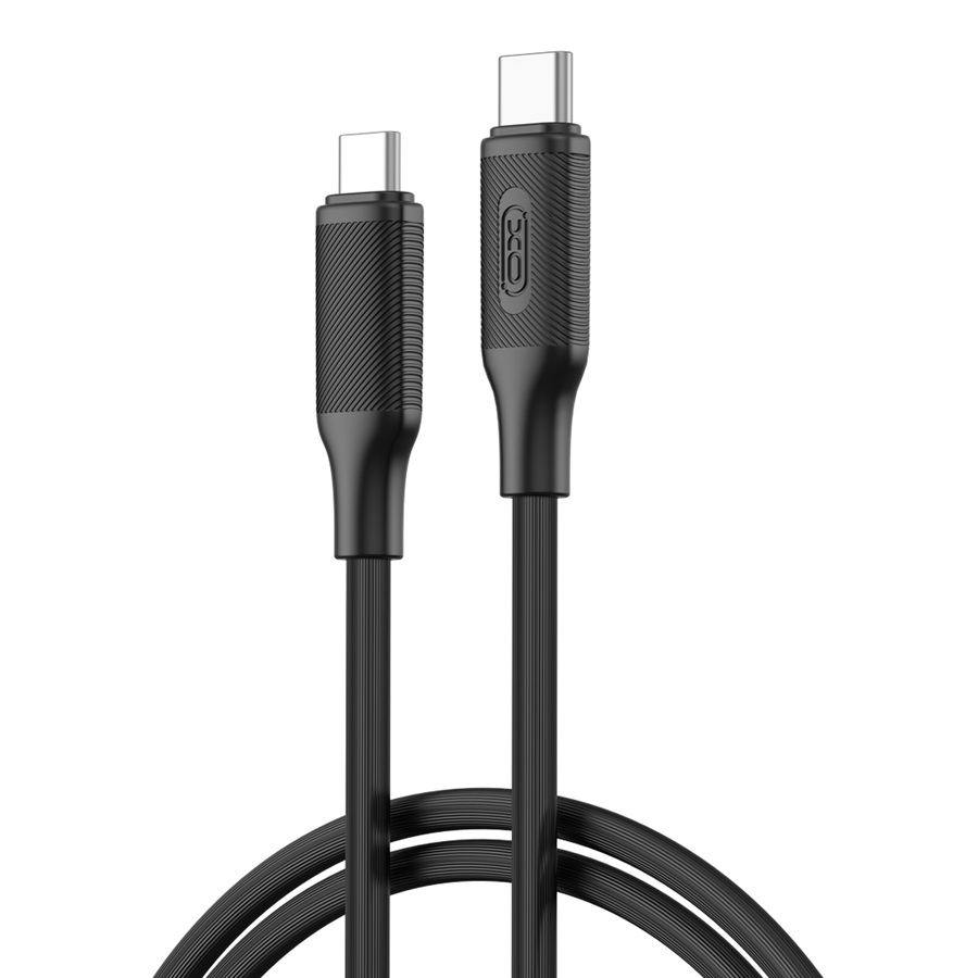 Cable USB 2.0 Type-C to Type-C 1m XO NB-Q265B 60W PD Black