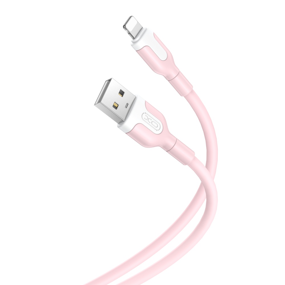 Cable USB-A to Lightning 1m XO NB212 Pink