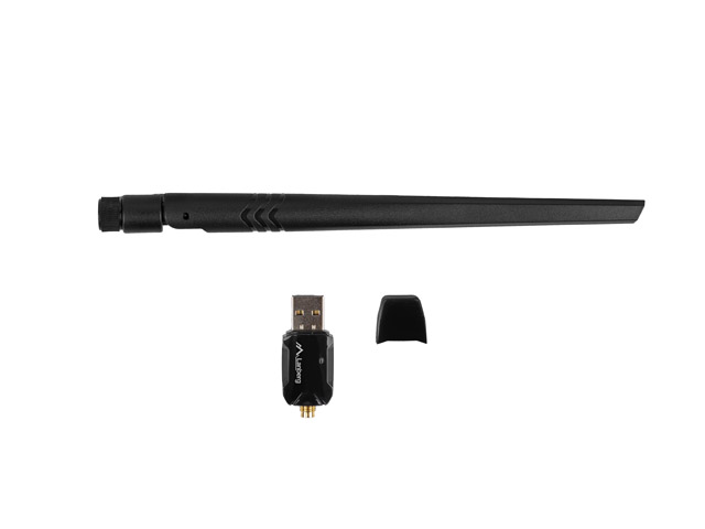 Lanberg Wireless AX900 NC-0900-WIE Dual Band USB 2.0 WiFi 6 Adapter 600Mbps w/Bluetooth