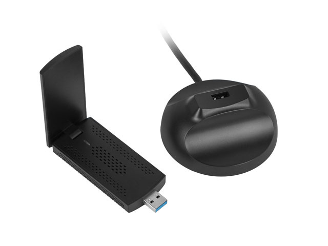 Lanberg Wireless AX3000 NC-3000-WI Tri Band USB 3.0 WiFi 6E Adapter 3000Mbps