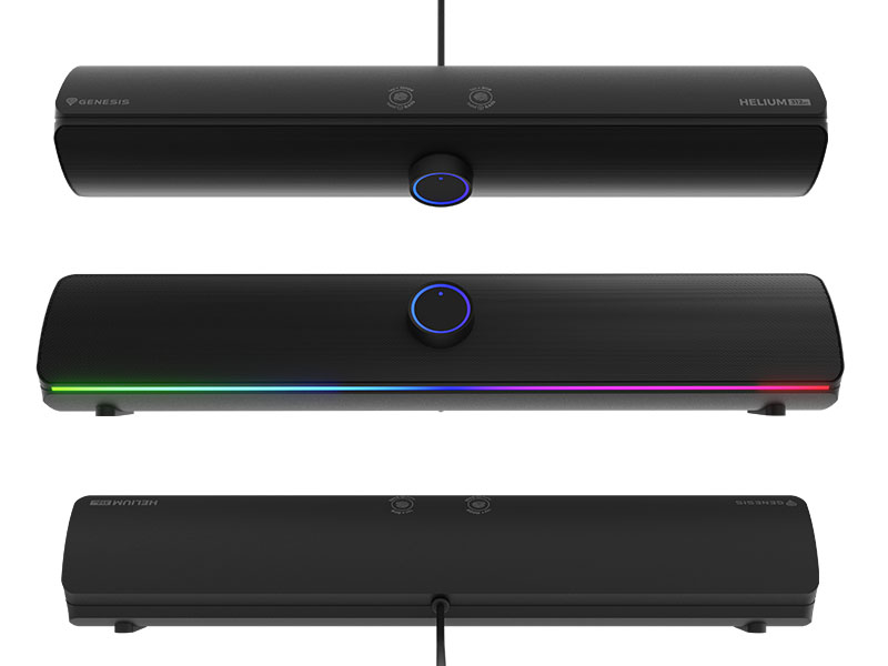 Soundbar Genesis Helium 312BT 2.0 Bluetooth RGB Black
