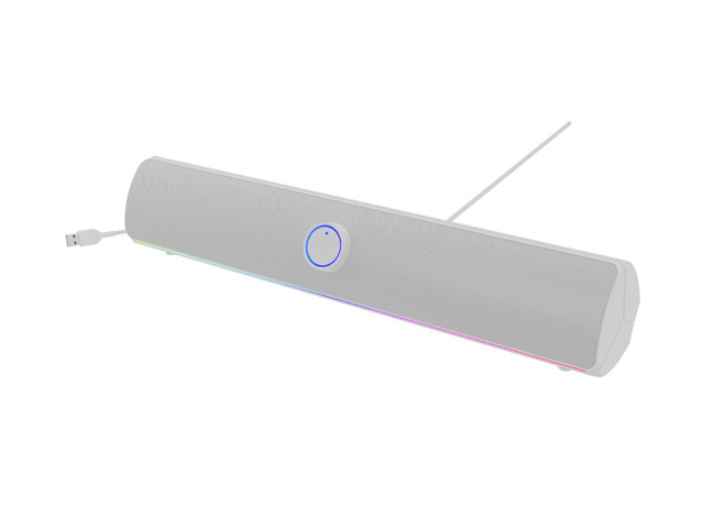 Soundbar Genesis Helium 312BT 2.0 Bluetooth RGB White