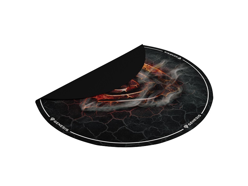 Gaming Chair Mat Genesis Tellur 400 Round Lava 100cm