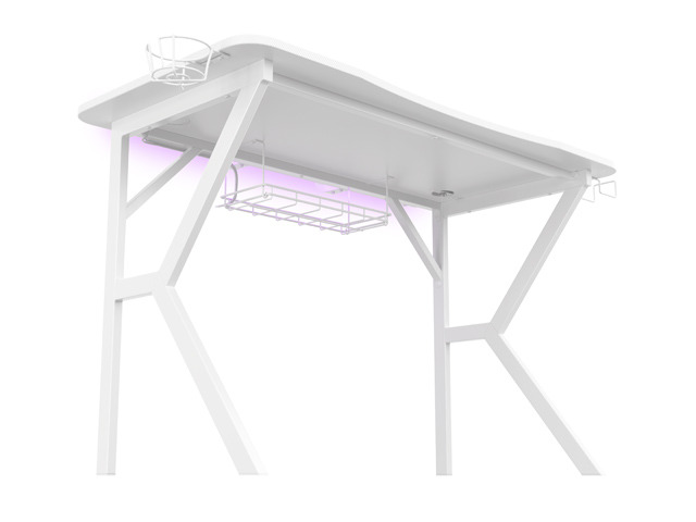 Gaming Desk Genesis Holm 320 RGB White