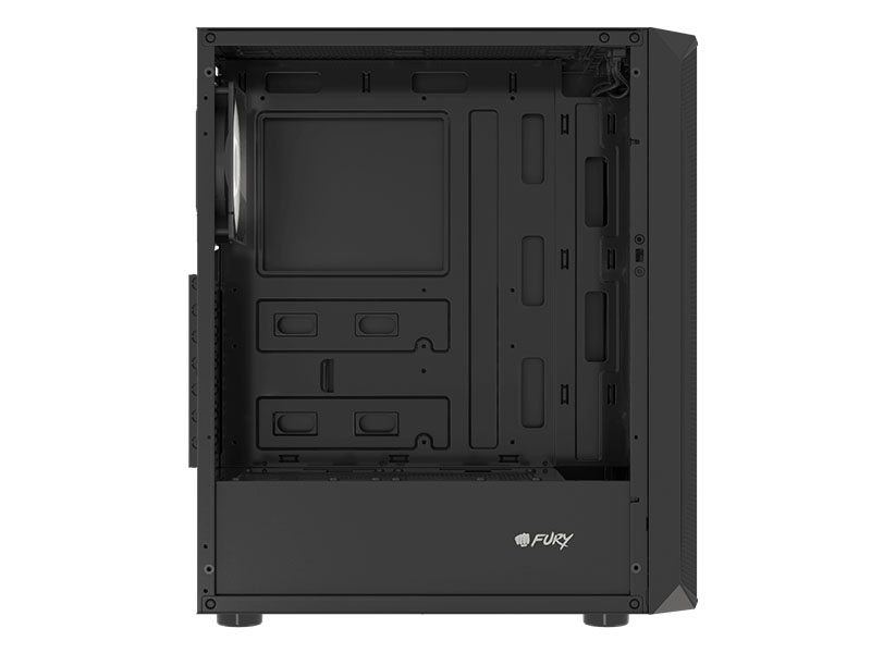 ATX Midi Tower Case Fury Shobo SH4 Gaming Black RGB w/o PSU