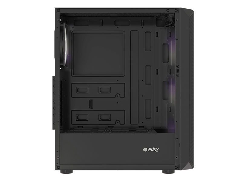 ATX Midi Tower Case Fury Shobo Gaming Black RGB w/o PSU