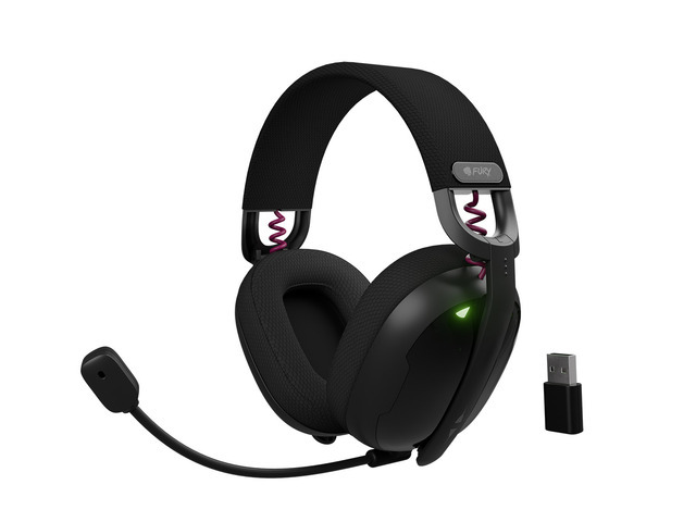Headphones Fury Fukiya F6 Gaming ENC Wireless/Bluetooth Black