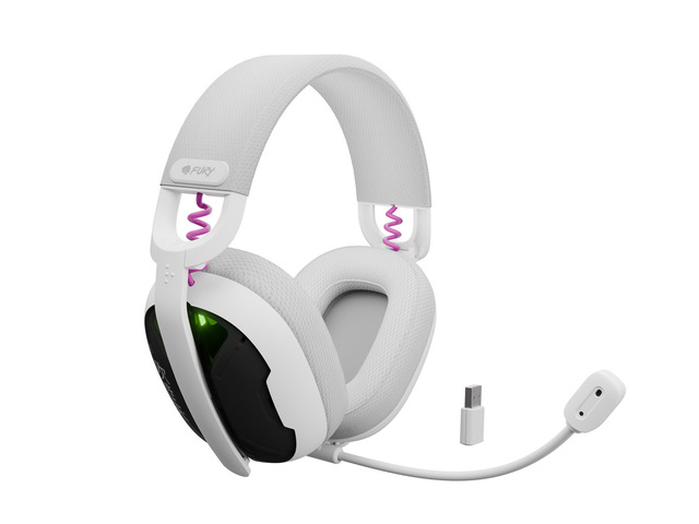 Headphones Fury Fukiya F6 Gaming ENC Wireless/Bluetooth White