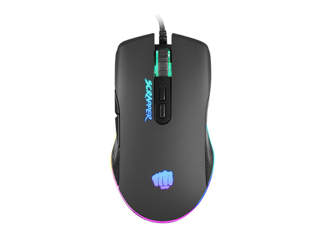 Mouse Fury Gaming Scrapper 6400DPI w/Software RGB