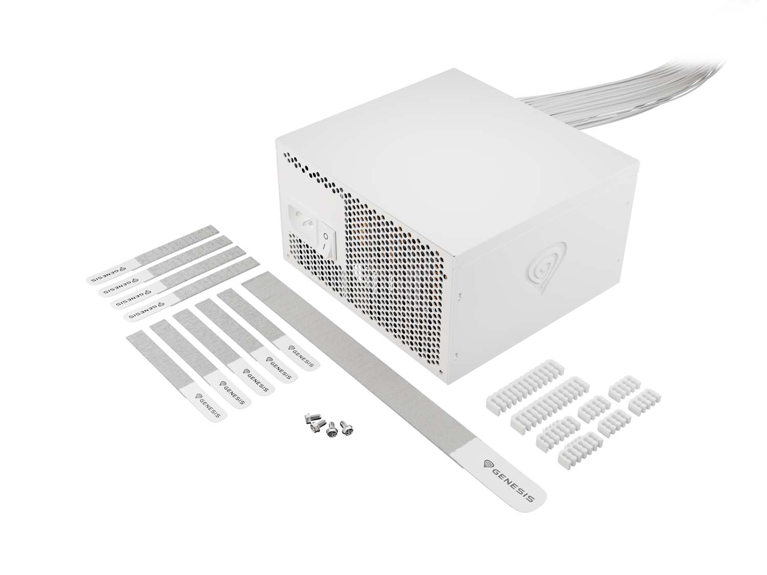 PSU 750W Genesis Nihon 750NM 80 Plus Bronze, Cybenetics Silver, PCIe Gen 5.1, ATX 3.1, White
