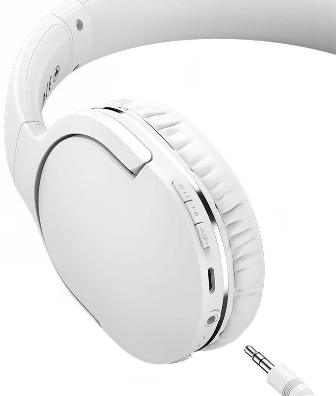 Headphones Baseus Encok D02 Pro Bluetooth Wireless White