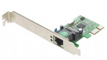 Gigabit Ethernet PCI-E Card Gembird NIC-GX1