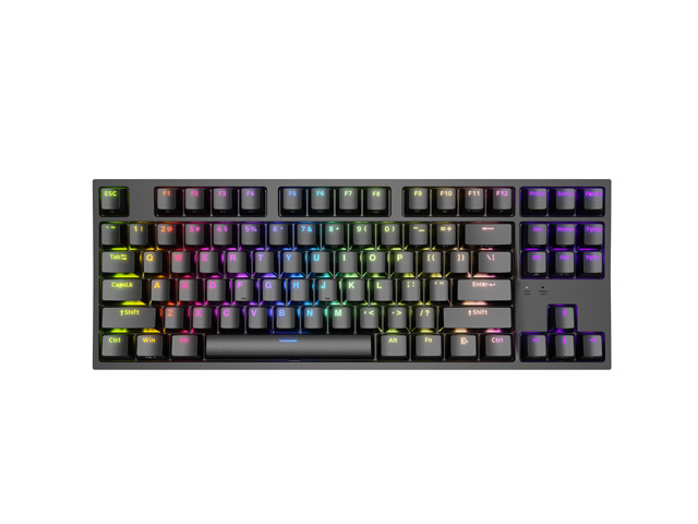 Keyboard Genesis Gaming Thor 404 TKL Hot Swap Mechanical Gateron Yellow Pro Switch Black