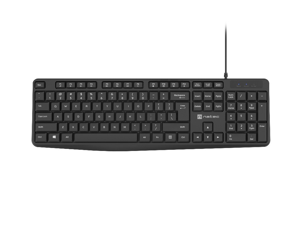 Keyboard Natec Nautilus Slim Black