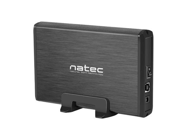 External Rack 3.5" USB 3.0 Natec Rhino Black