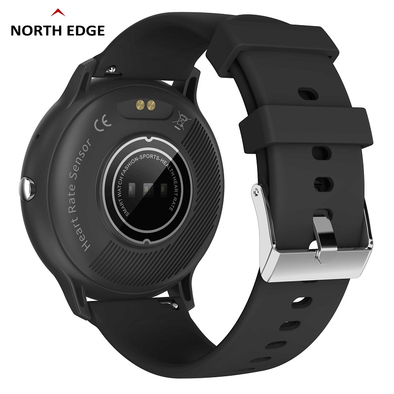 North Edge Healthcare Watch NL02C Pro Black with Blood Pressure, Heart Rate, Sleep Monitor