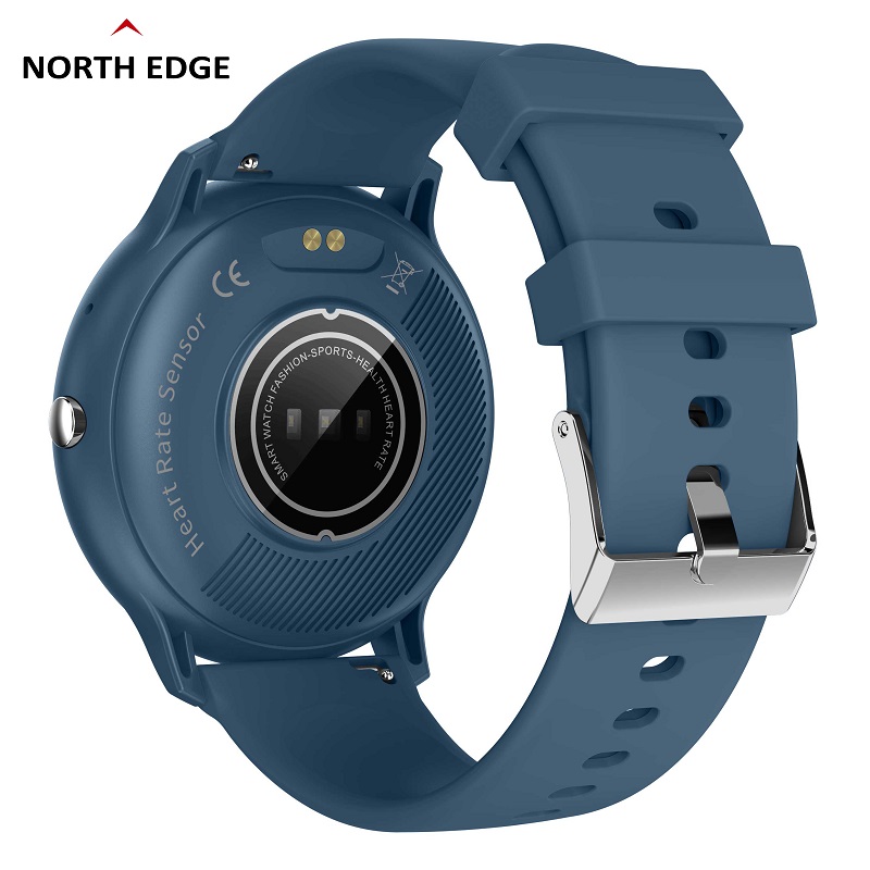 North Edge Healthcare Watch NL02C Pro Blue with Blood Pressure, Heart Rate, Sleep Monitor