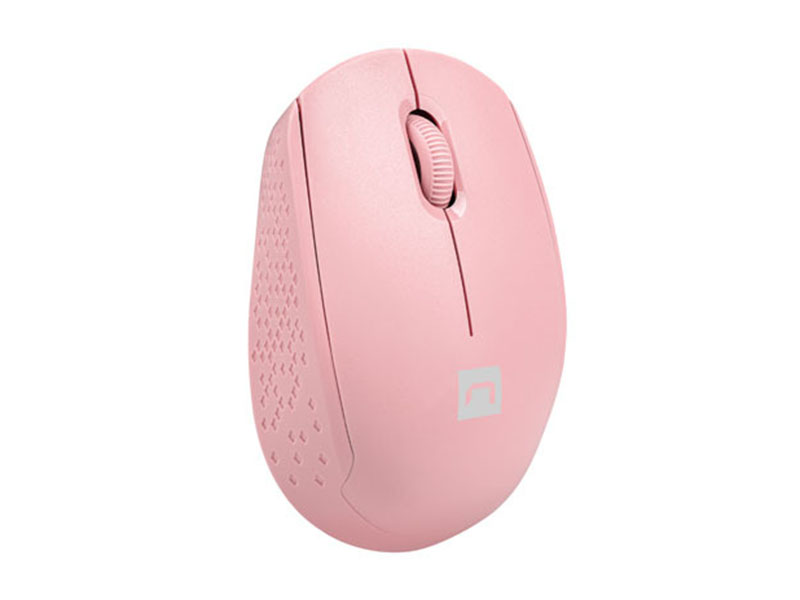 Mouse Natec Wireless Stork 1600dpi Pink
