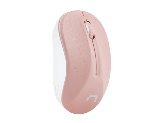 Mouse Natec Wireless Toucan 1600dpi Pink/White