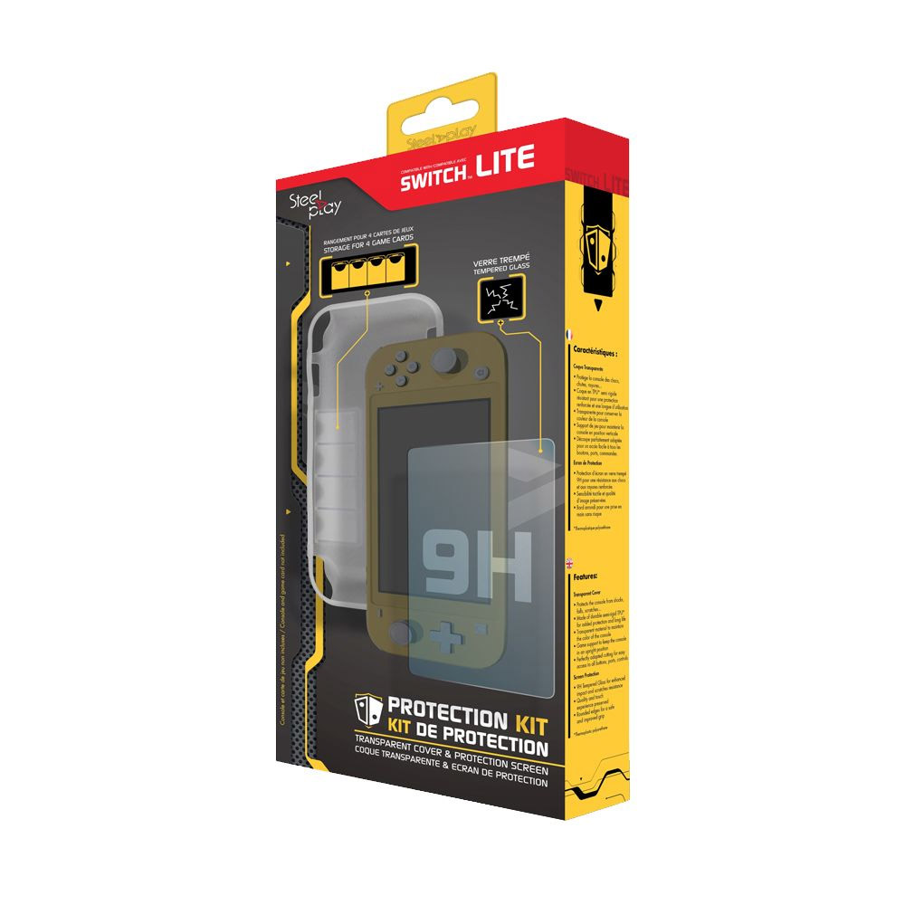 Nintendo Switch LITE Protection Kit - Screen Protector, Soft Shell Case