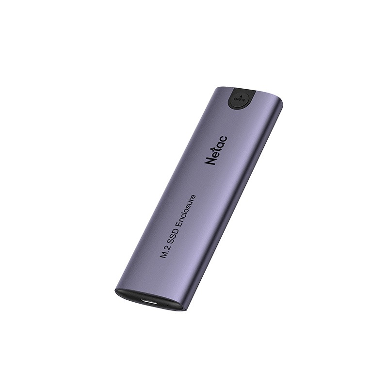 External Rack for SSD NVMe M.2 PCIe/SATA SSD Netac WH51 USB Type-C/Type-A