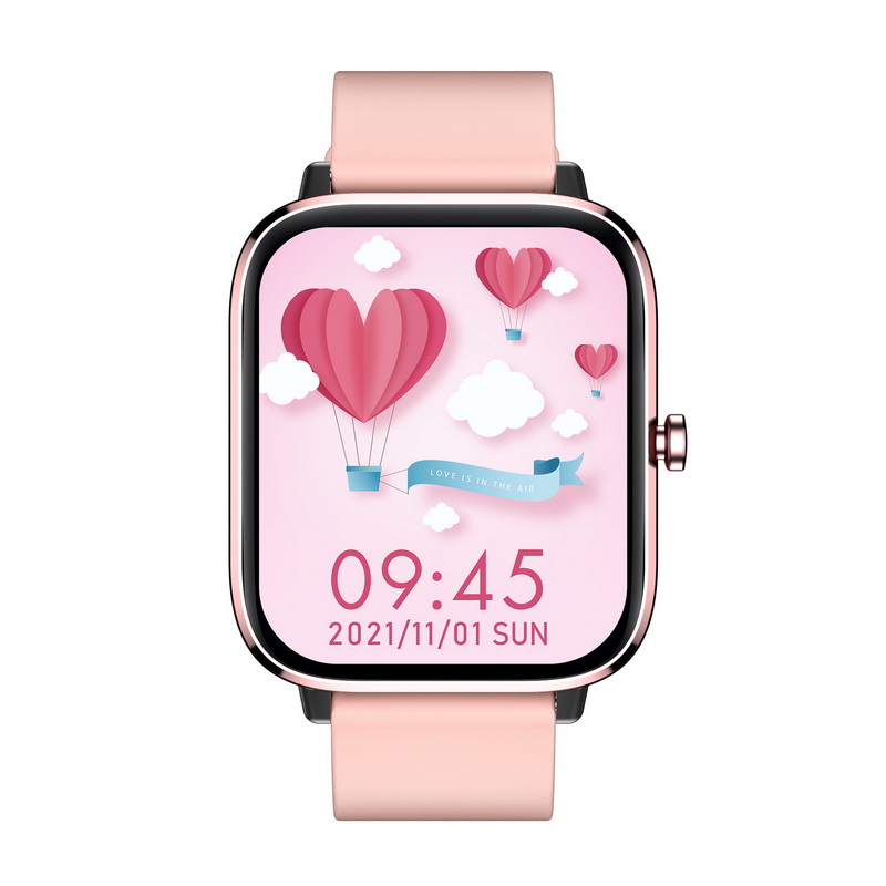 North Edge Healthcare Watch NT45S Pink with Heart Rate, Blood Pressure, Blood Oxygen, Temperature