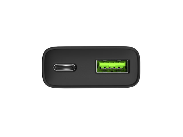 USB Universal Power Natec Ribera GaN Slim PD 20W USB & Type-C Black