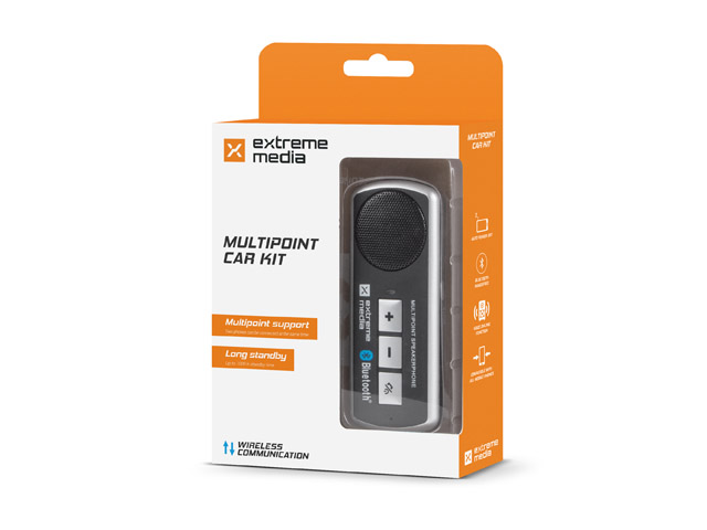 Bluetooth Handsfree Car Kit Natec Exteme Media Multipoint