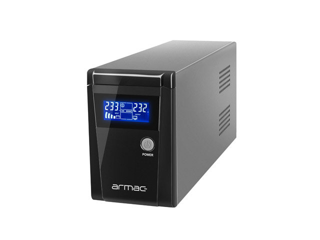 UPS Armac Office 650VA 390W 230V, 2xSchuko/ LCD/Metal Case