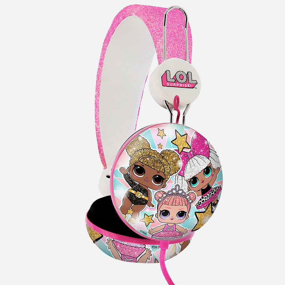 Headphones OTL Teen L.O.L. Surprise! Glitter Glam Pink Dome