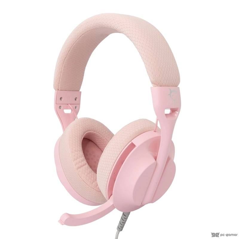 Headphones White Shark Gaming Parrot Pink
