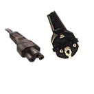 Power Cord C5 molded PC186-ML12 VDE Approved 1m