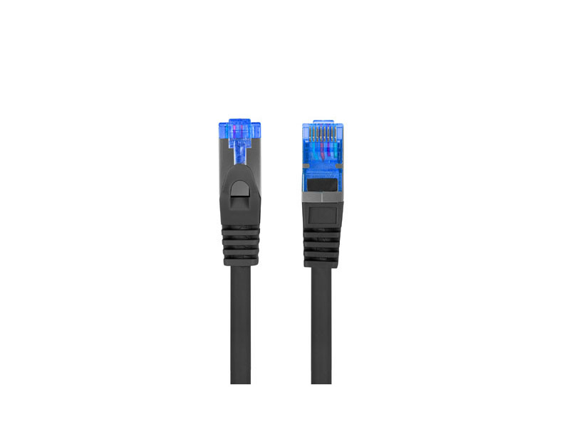 Patch Cable S/FTP 0.5m Cat6A LSZH Lanberg Black