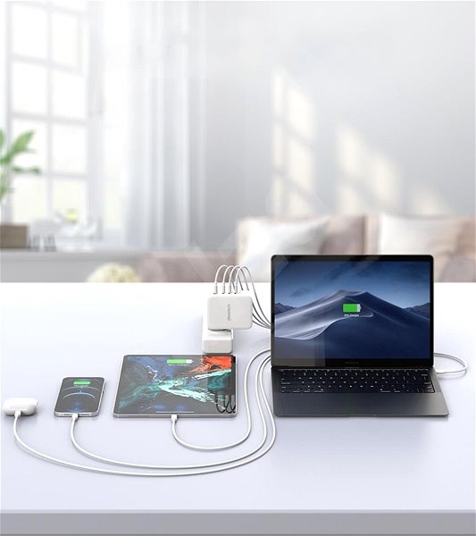 USB Universal Power Charger Choetech PD6001 3xType-C 1xUSB-A 130W